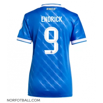 Billige Fotballdrakt Real Madrid Endrick #9 Replika Tredjedrakt Dame 2025-26 Kortermet